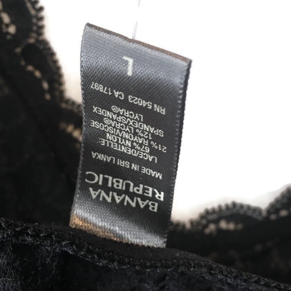 NWT Banana Republic 3 piece lace cami set,black - Picture 11 of 16